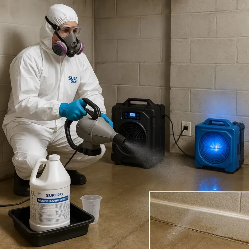 Sanitization and Odor Removal process in Oak Ridge, TN
