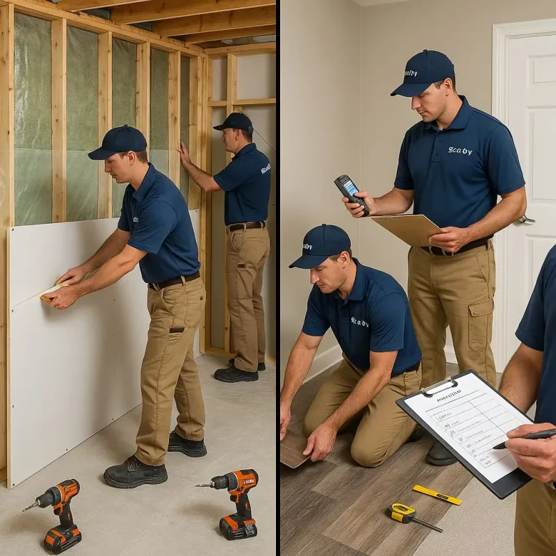 Repairs and Reconstruction process in Oak Ridge, TN